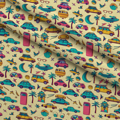 Neon Getaway Pattern 11 Minky Fabric