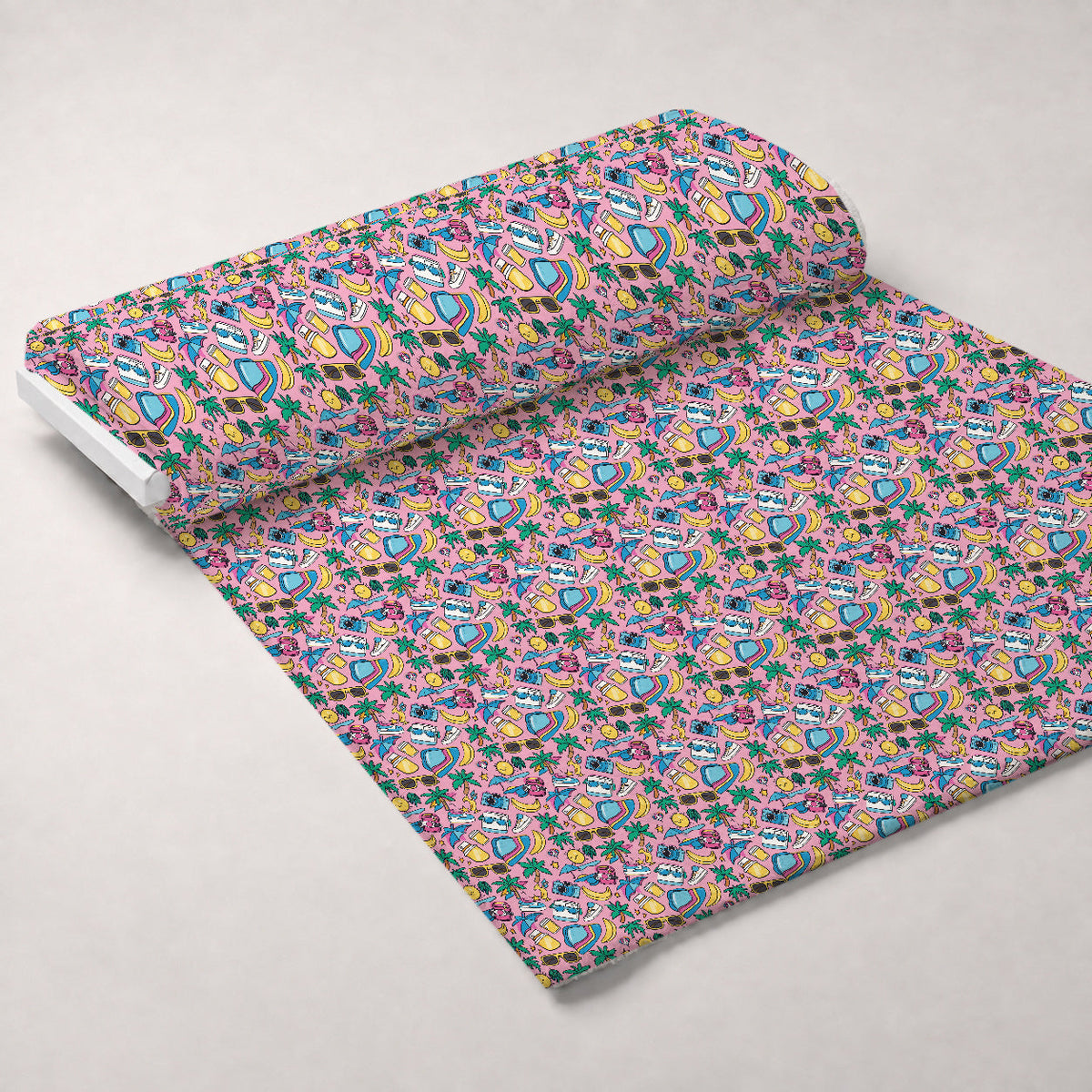 Neon Getaway Pattern 9 Minky Fabric