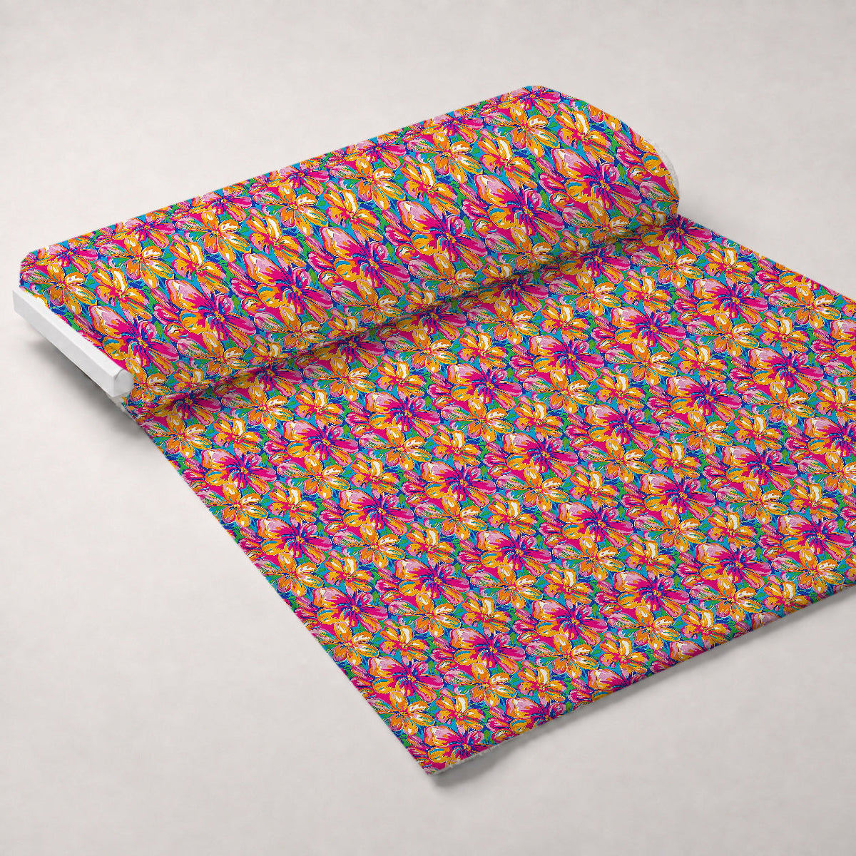 Neon Petal Pop Pattern 14 Minky Fabric