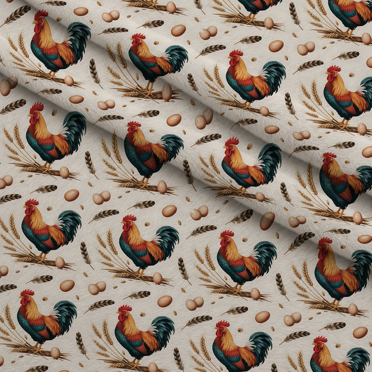 Nesting Hens Pattern 1 Minky Fabric