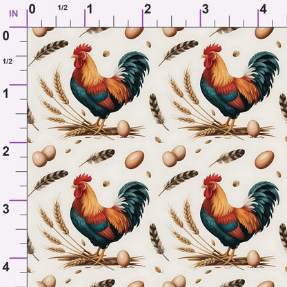 Nesting Hens Pattern 1 Minky Fabric
