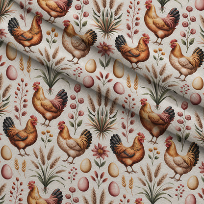 Nesting Hens Pattern 11 Minky Fabric