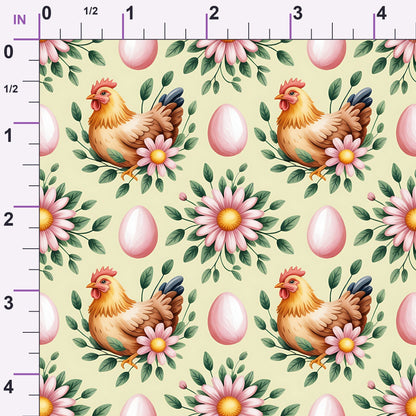 Nesting Hens Pattern 12 Minky Fabric