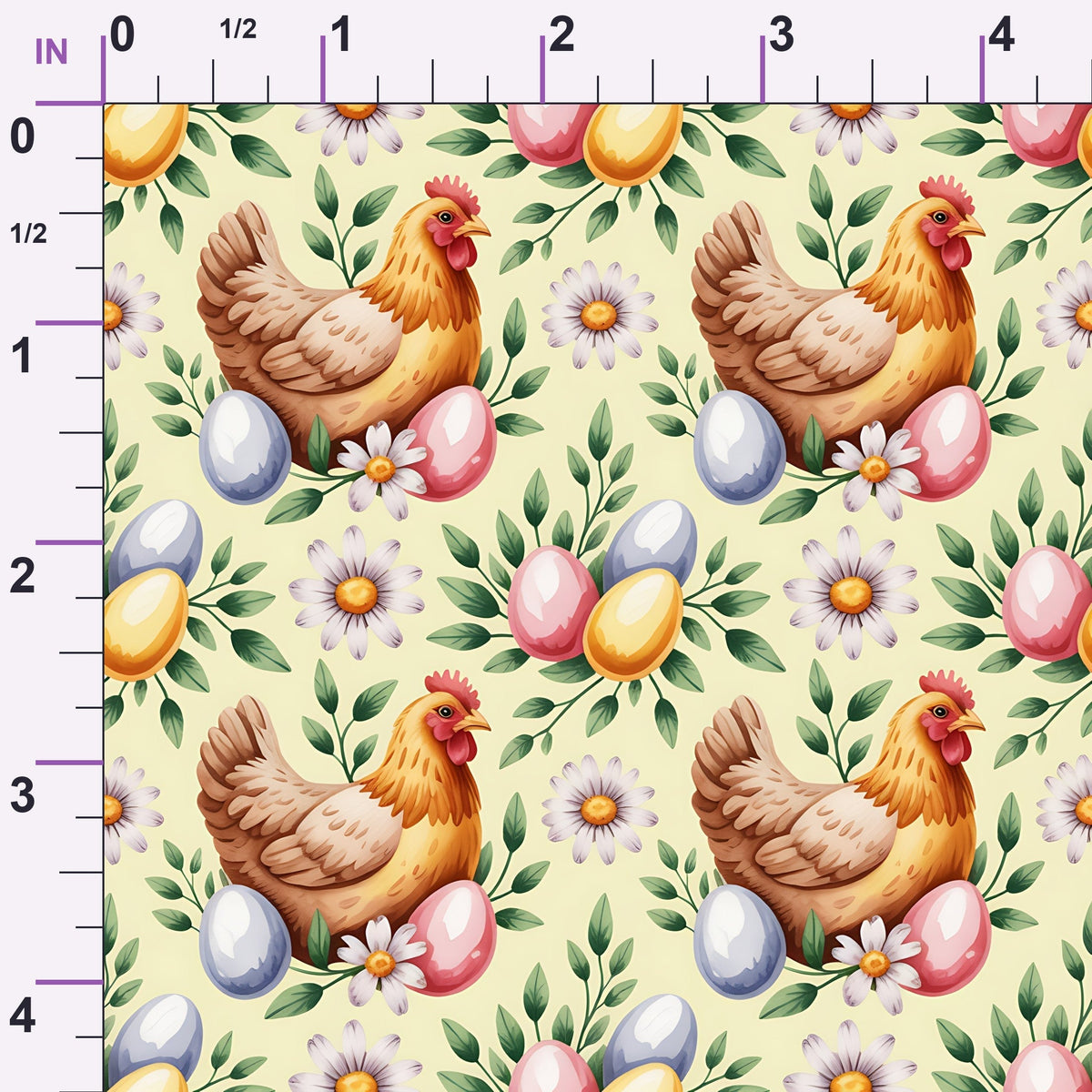 Nesting Hens Pattern 13 Minky Fabric