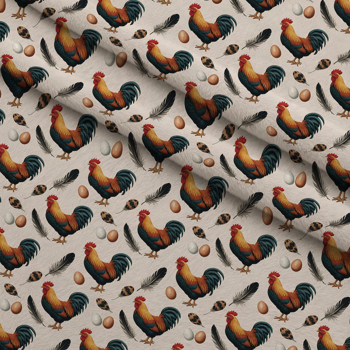 Nesting Hens Pattern 15 Minky Fabric