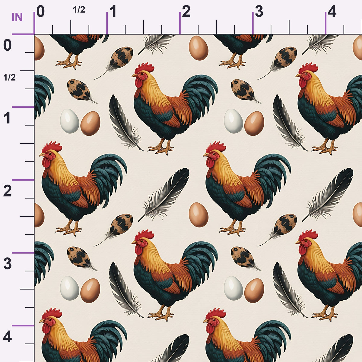 Nesting Hens Pattern 15 Minky Fabric