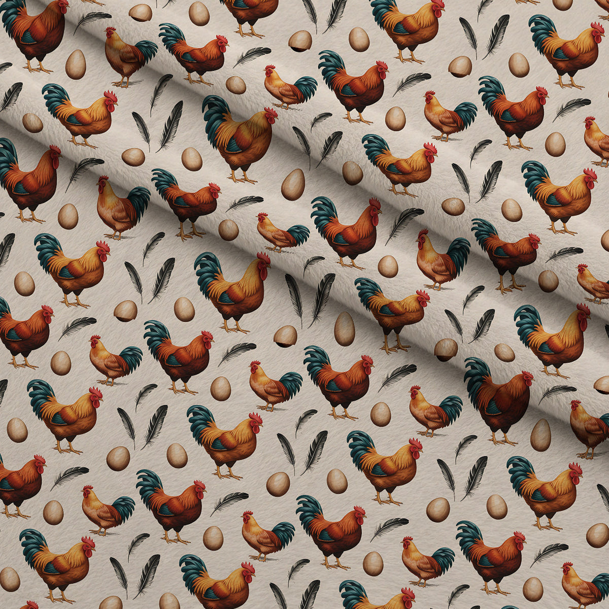 Nesting Hens Pattern 17 Minky Fabric