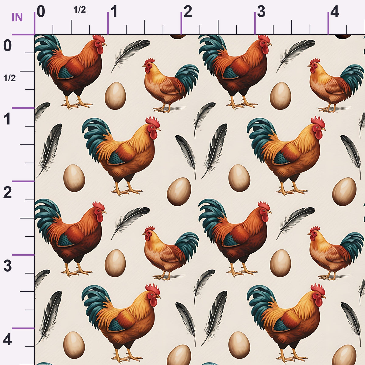 Nesting Hens Pattern 17 Minky Fabric