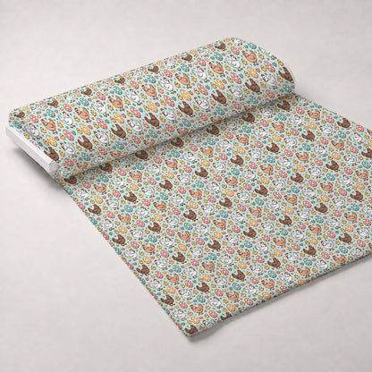 Nesting Hens Pattern 18 Minky Fabric