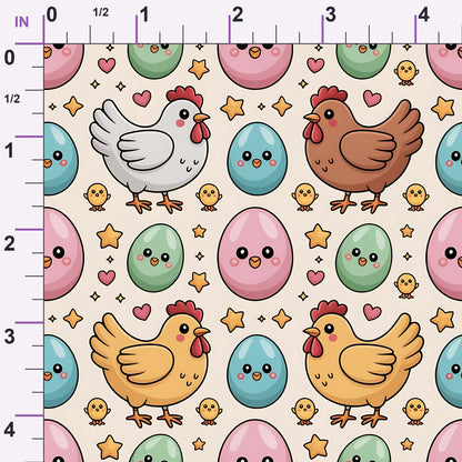Nesting Hens Pattern 19 Minky Fabric