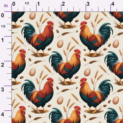 Nesting Hens Pattern 2 Minky Fabric
