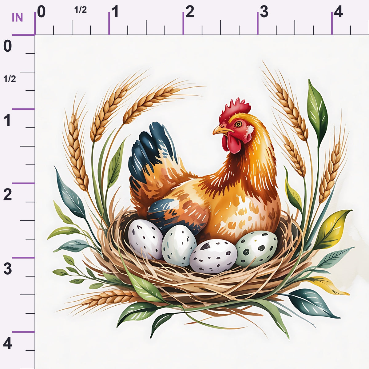 Nesting Hens Pattern 21 Minky Fabric