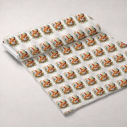 Nesting Hens Pattern 23 Minky Fabric