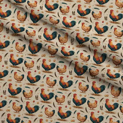 Nesting Hens Pattern 25 Minky Fabric
