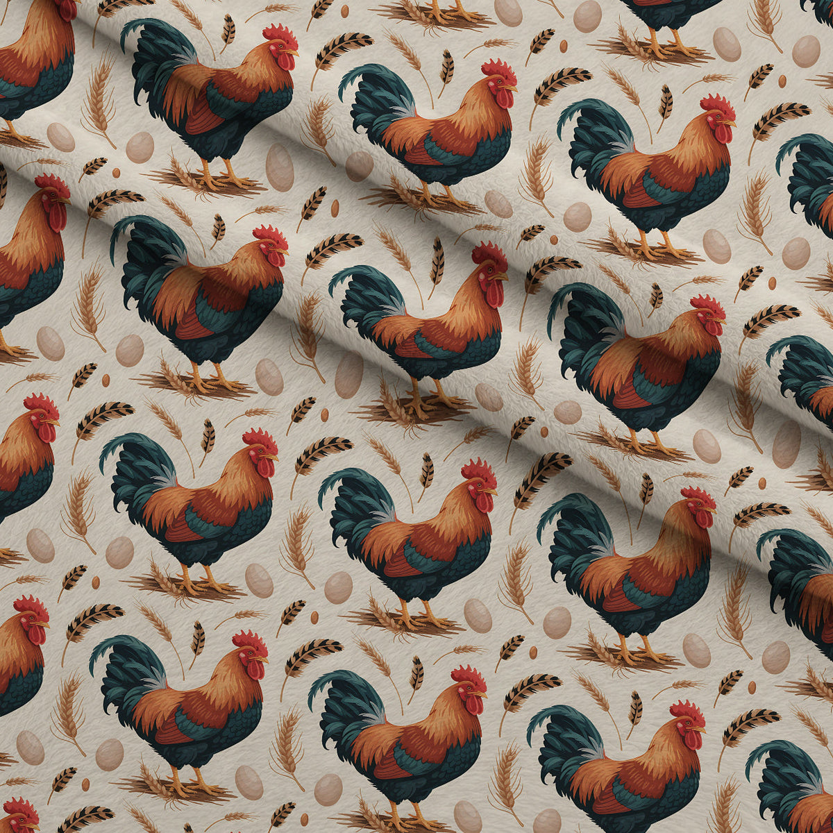 Nesting Hens Pattern 3 Minky Fabric