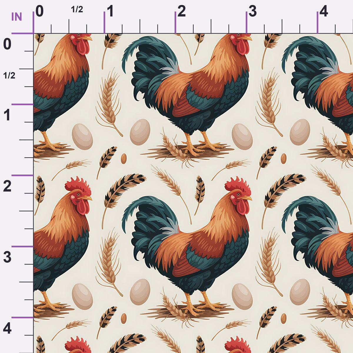 Nesting Hens Pattern 3 Minky Fabric