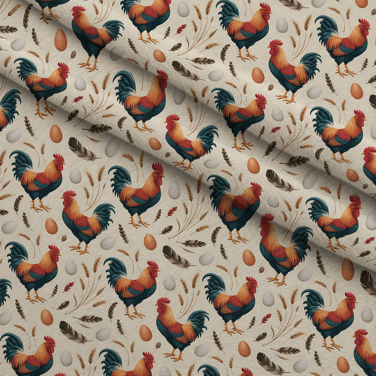 Nesting Hens Pattern 4 Minky Fabric