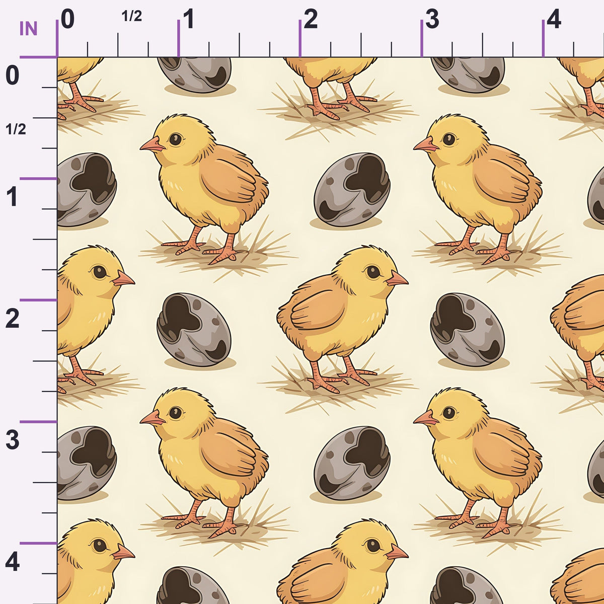 Nesting Hens Pattern 5 Minky Fabric