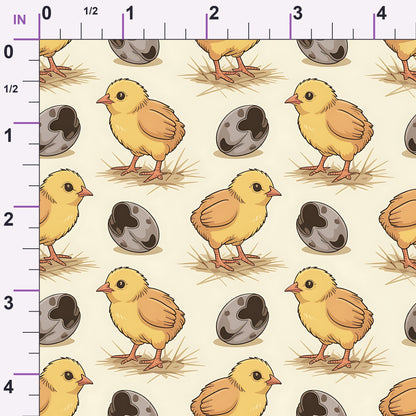 Nesting Hens Pattern 5 Minky Fabric