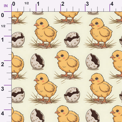 Nesting Hens Pattern 6 Minky Fabric