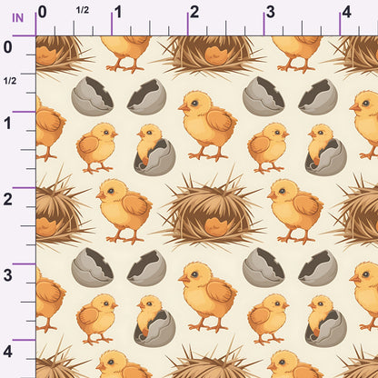 Nesting Hens Pattern 7 Minky Fabric