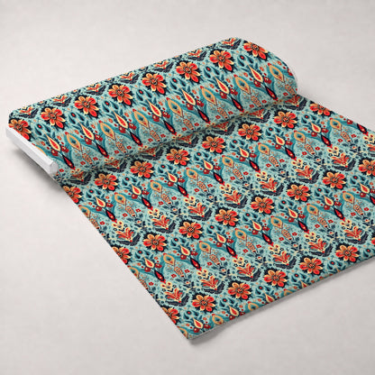 Nomad Blooms Pattern 1 Minky Fabric
