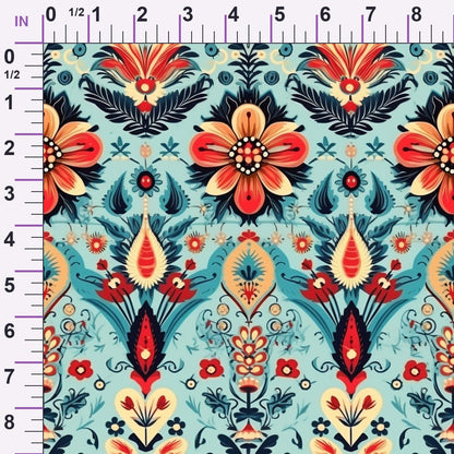 Nomad Blooms Pattern 1 Minky Fabric