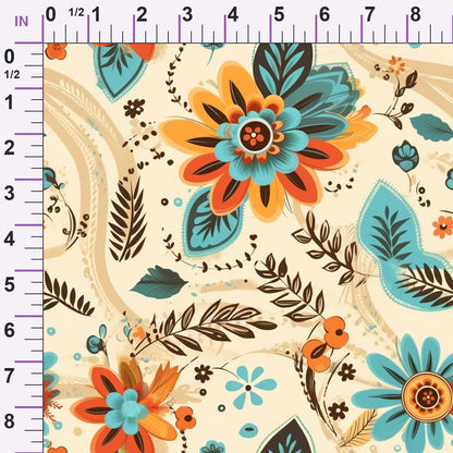 Nomad Blooms Pattern 10 Minky Fabric
