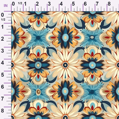 Nomad Blooms Pattern 2 Minky Fabric