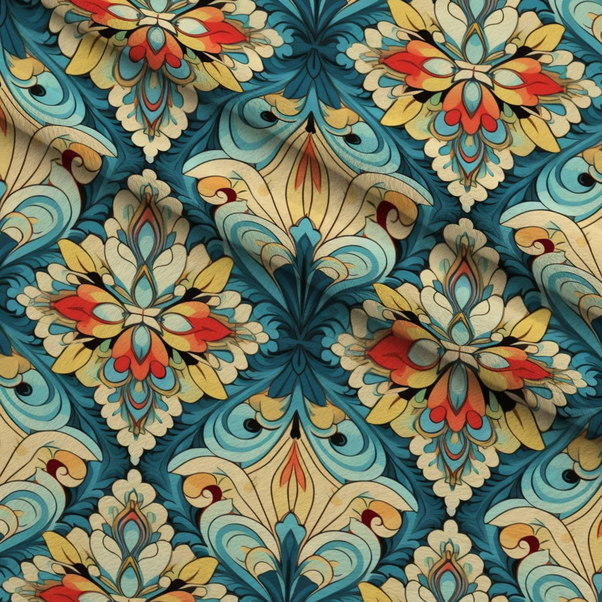 Nomad Blooms Pattern 3 Minky Fabric