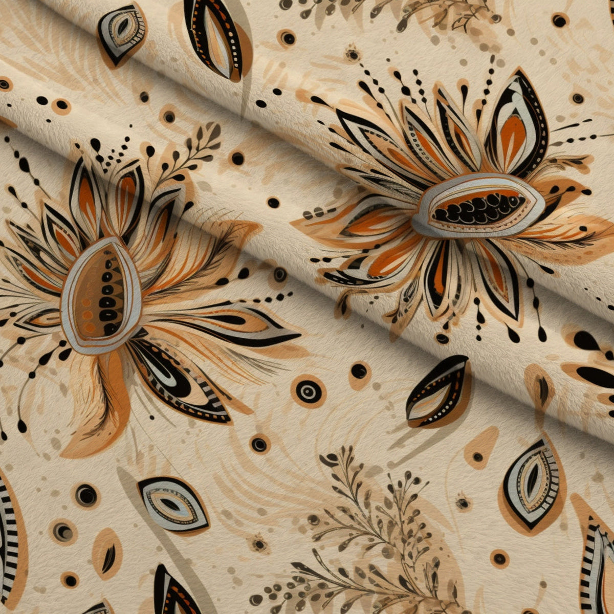 Nomad Blooms Pattern 4 Minky Fabric