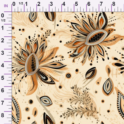 Nomad Blooms Pattern 4 Minky Fabric