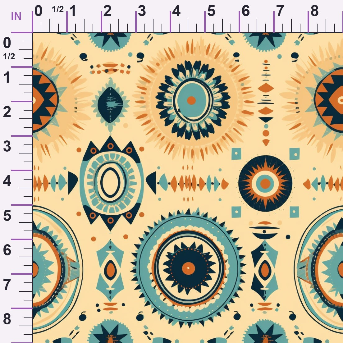 Nomad Blooms Pattern 5 Minky Fabric