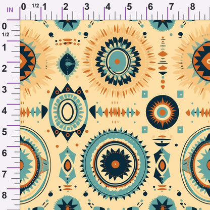 Nomad Blooms Pattern 5 Minky Fabric