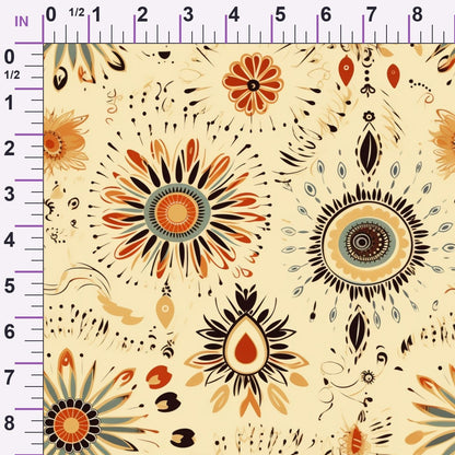 Nomad Blooms Pattern 6 Minky Fabric