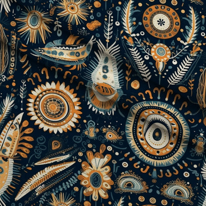 Nomad Blooms Pattern 9 Minky Fabric