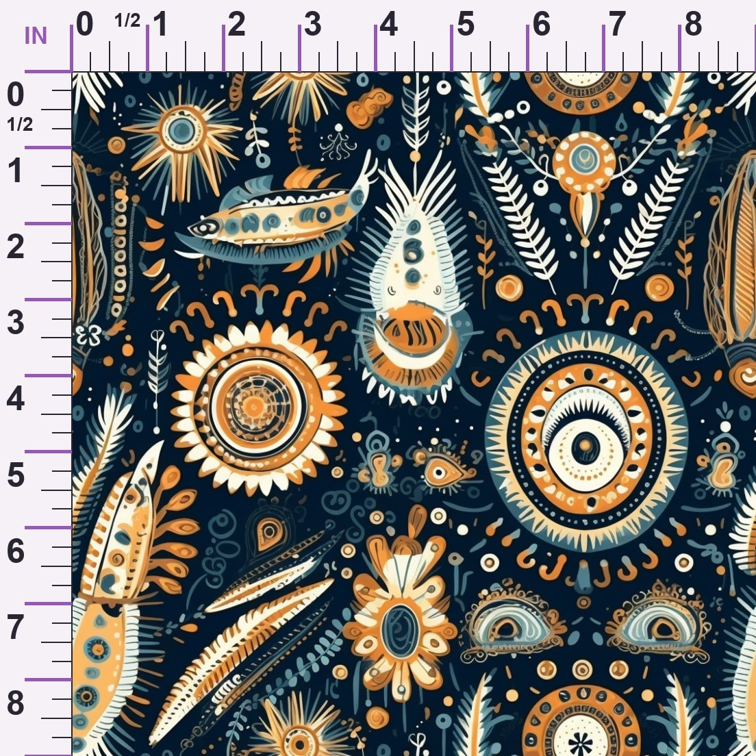 Nomad Blooms Pattern 9 Minky Fabric
