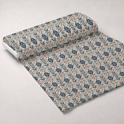 Nordic Bloom Pattern 1 Minky Fabric