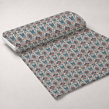 Nordic Bloom Pattern 6 Minky Fabric