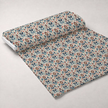 Nordic Bloom Pattern 9 Minky Fabric