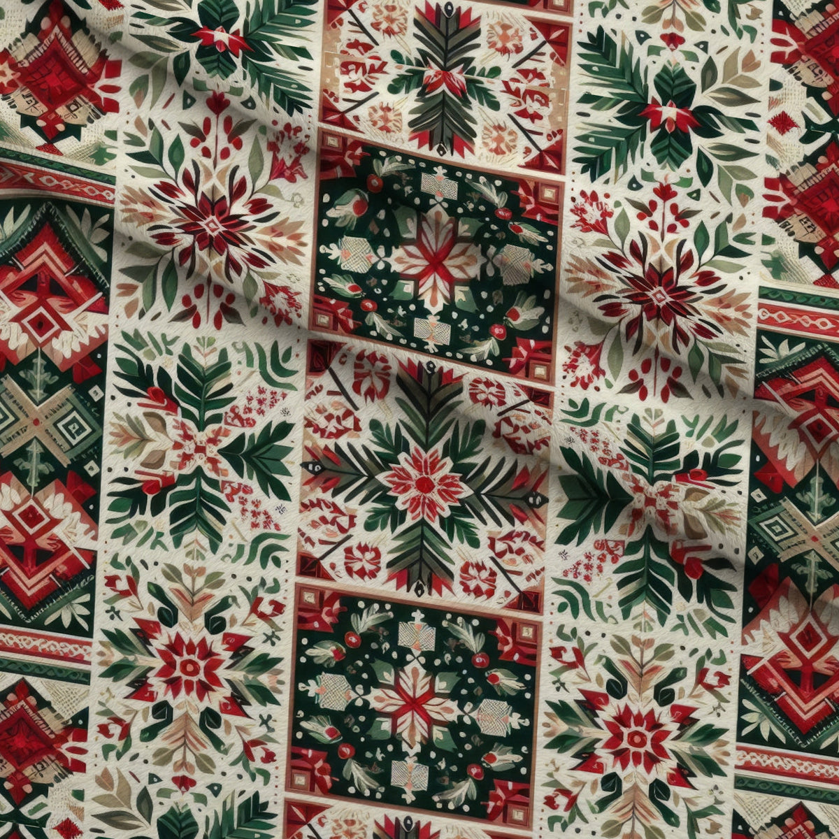 Nordic Noel Pattern 1 Minky Fabric