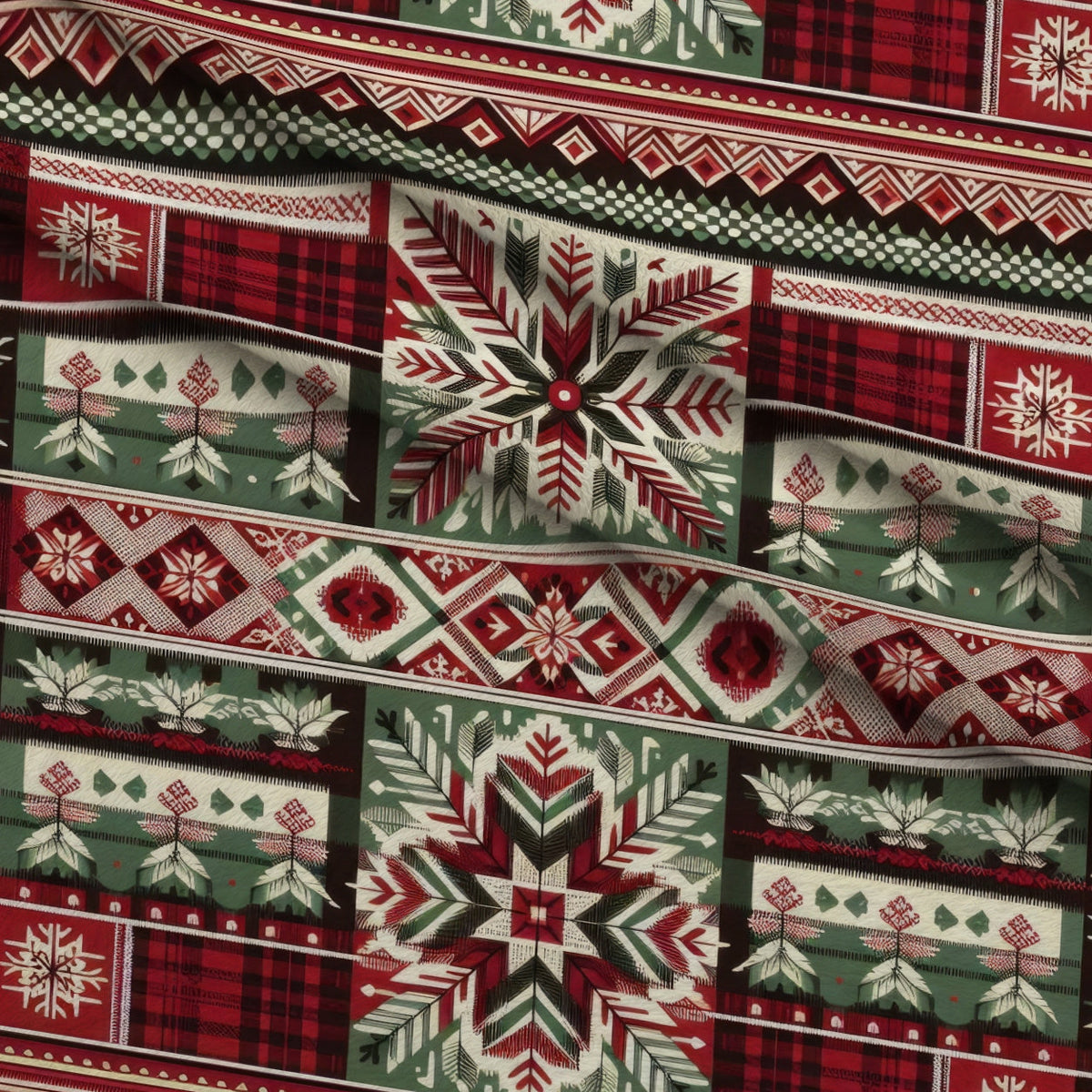 Nordic Noel Pattern 3 Minky Fabric