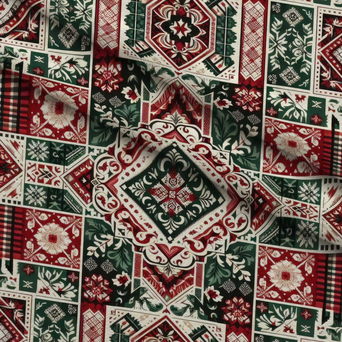 Nordic Noel Pattern 4 Minky Fabric
