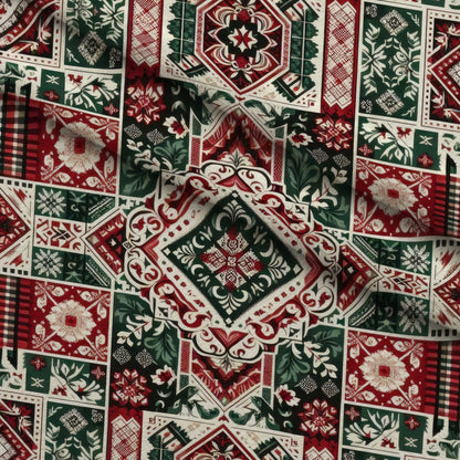 Nordic Noel Pattern 4 Minky Fabric