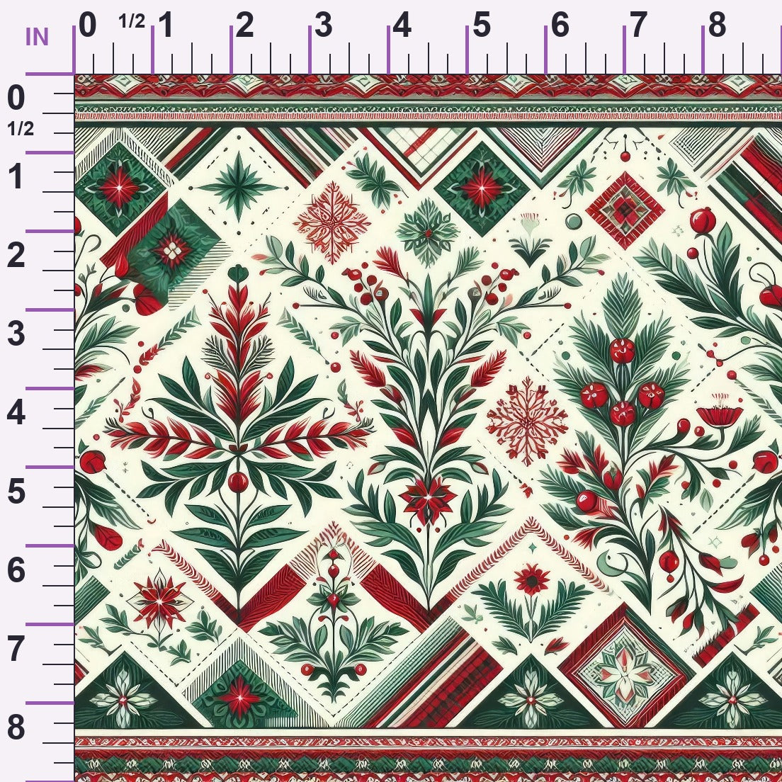 Nordic Noel Pattern 6 Minky Fabric