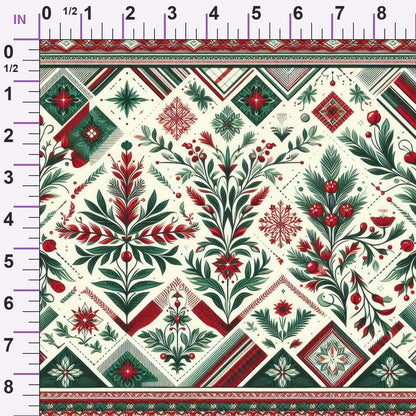 Nordic Noel Pattern 6 Minky Fabric