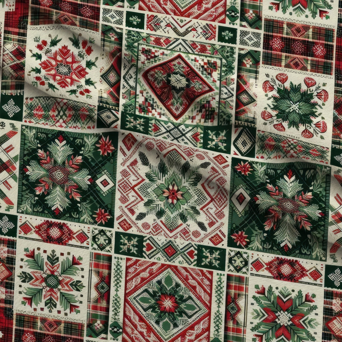 Nordic Noel Pattern 7 Minky Fabric
