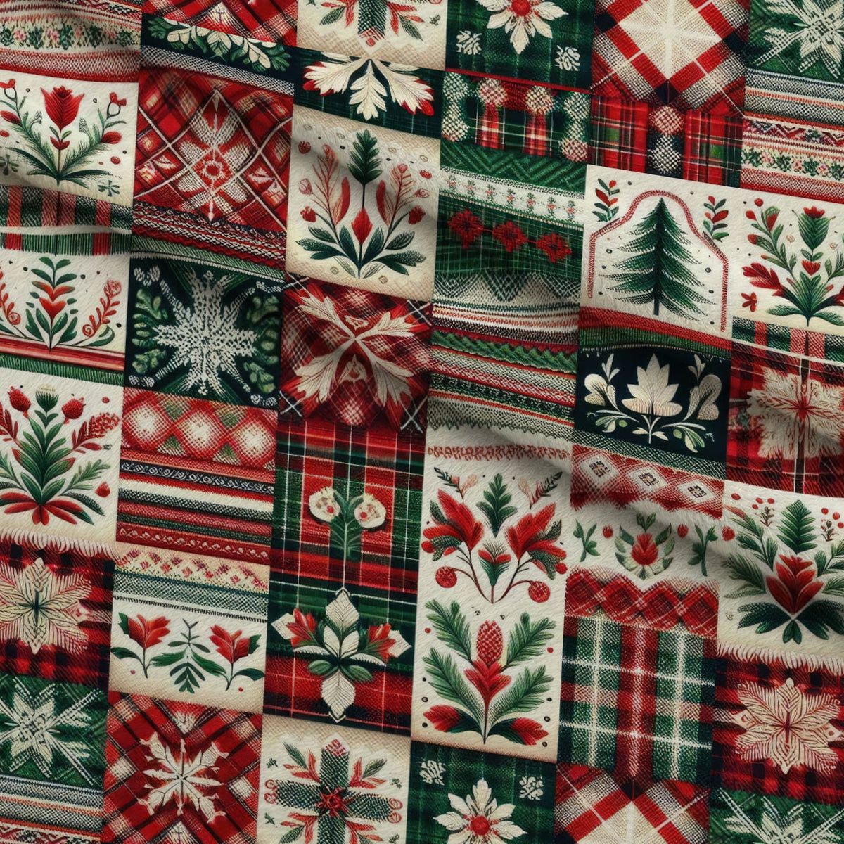 Nordic Noel Pattern 8 Minky Fabric