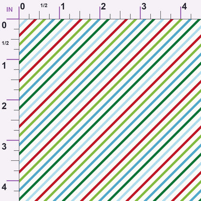 North Pole Post Pattern 10 Minky Fabric