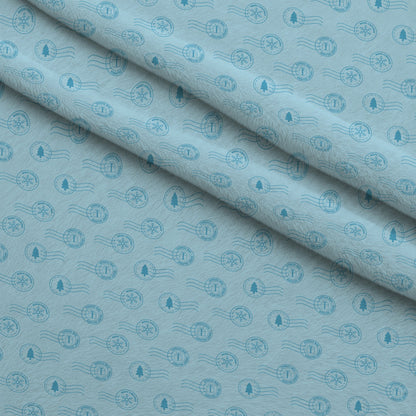 North Pole Post Pattern 14 Minky Fabric
